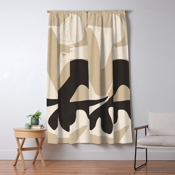 Abstract Art Figure 3 Window Curtain Gallery Image 5