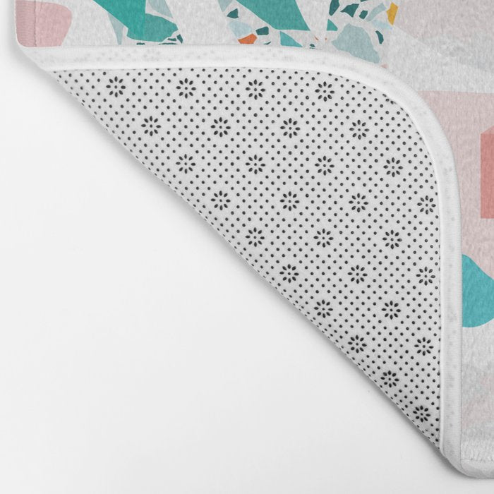 Mixed Mess I. / Collage, Terrazzo, Colorful Bath Mat Gallery Image 2