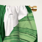 Tropical banana leaves IV Window Curtain Gallery Image 2