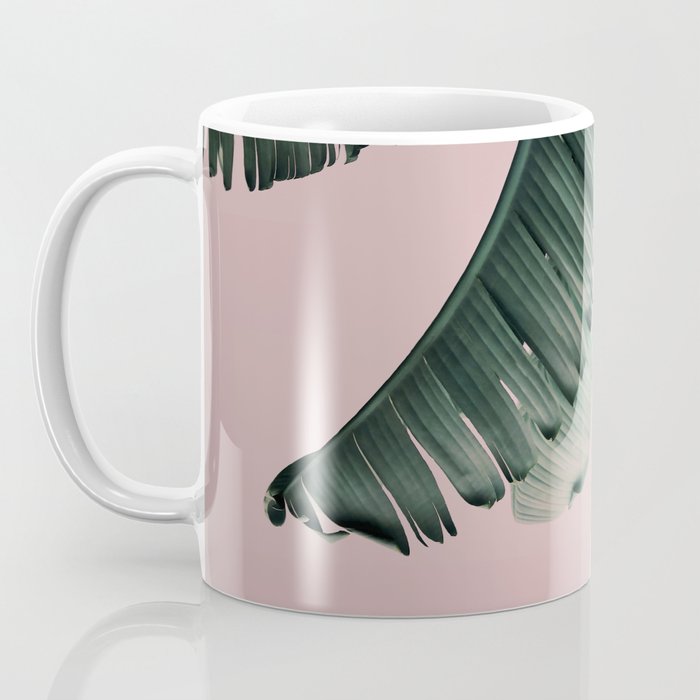 Banana Leaf Blush Coffee Mug Gallery Image 3