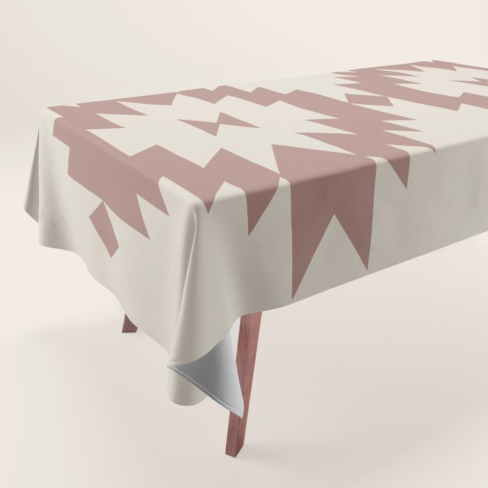 Southwestern Minimalism - Neutral Rose Beige Tablecloth Gallery Image 1