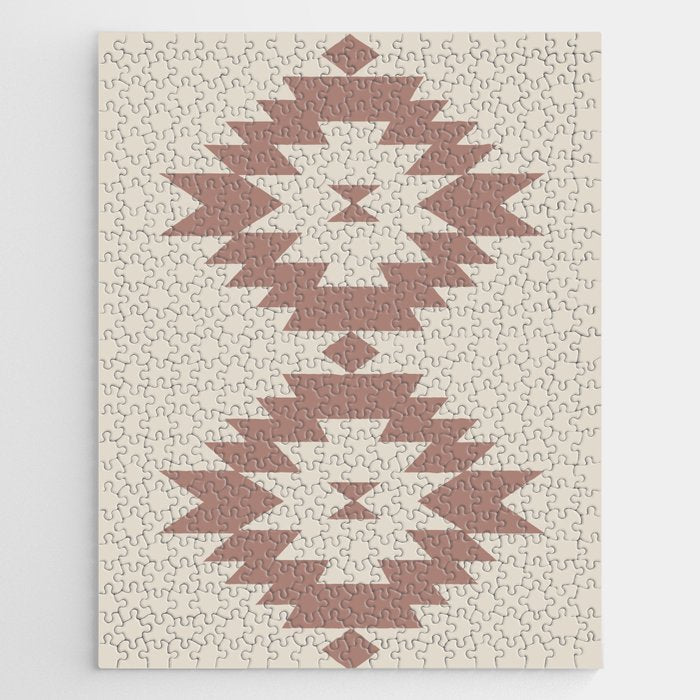 Southwestern Minimalism - Neutral Rose Beige Jigsaw Puzzle Gallery Image 1