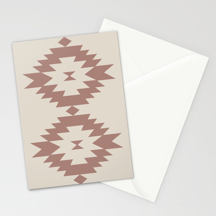 Southwestern Minimalism - Neutral Rose Beige Stationery Card Gallery Image 2