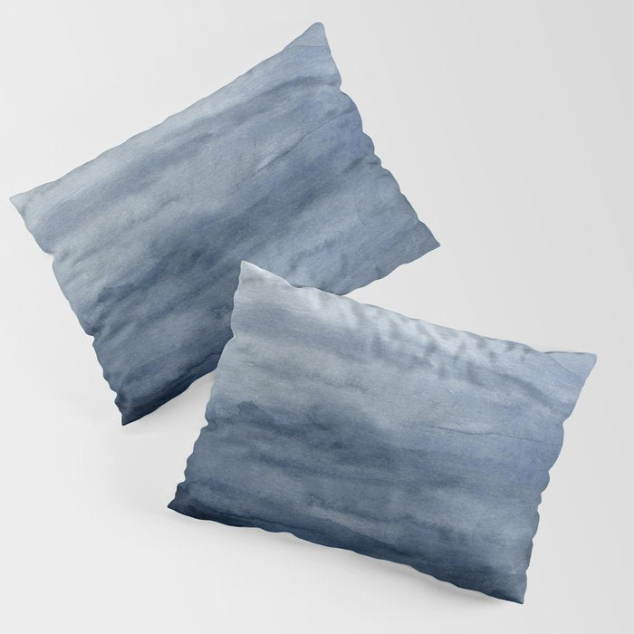 Indigo Abstract Painting | No.2 Pillow Sham Gallery Image 1