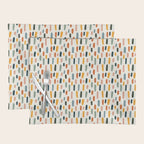 Rainbow Confetti Pattern Placemat Gallery Image 1