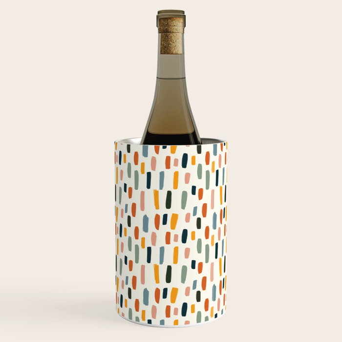 Rainbow Confetti Pattern Wine Chiller Gallery Image 1