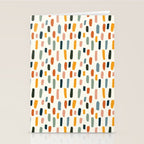 Rainbow Confetti Pattern Stationery Card Gallery Image 2