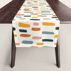 Rainbow Confetti Pattern Table Runner Gallery Image 1