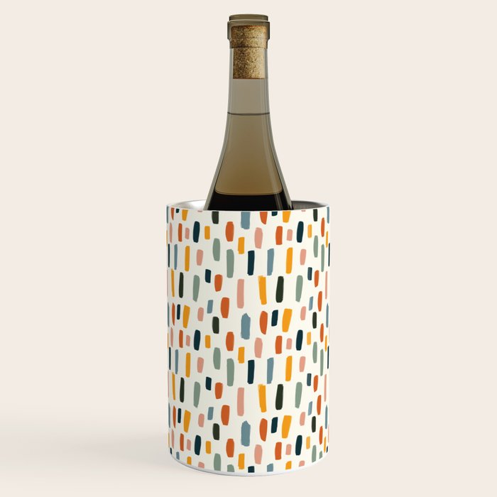 Rainbow Confetti Pattern Wine Chiller Gallery Image 2
