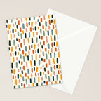 Rainbow Confetti Pattern Stationery Card Gallery Image 2