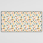 Rainbow Confetti Pattern Desk Mat Gallery Image 3