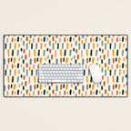 Rainbow Confetti Pattern Desk Mat Gallery Image 1