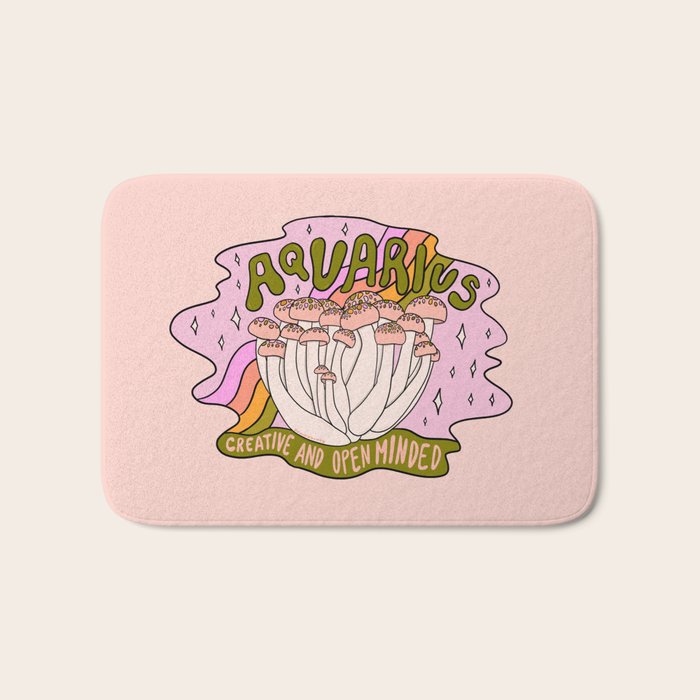 Aquarius Mushroom Bath Mat Gallery Image 1
