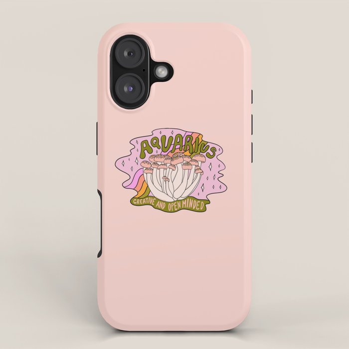 Aquarius Mushroom iPhone Case Gallery Image 1