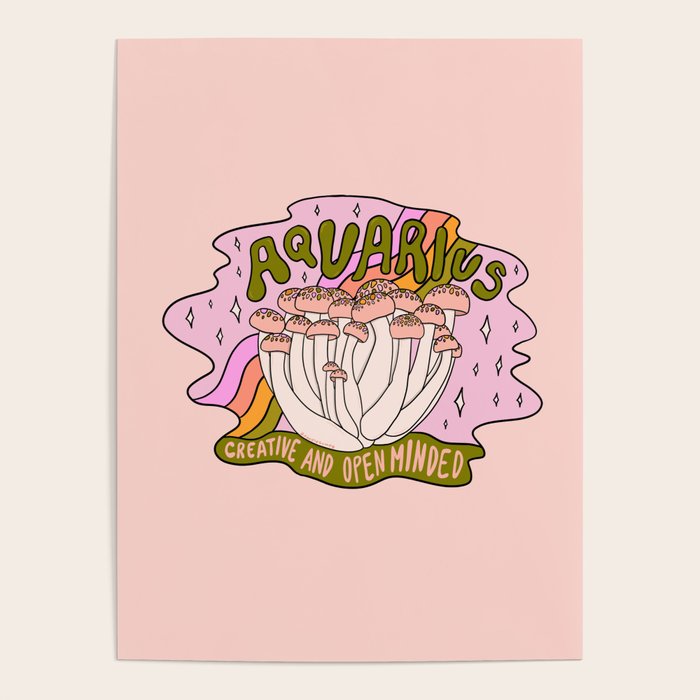 Aquarius Mushroom Poster Gallery Image 4