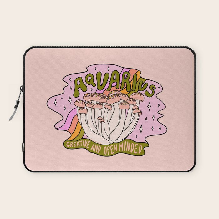 Aquarius Mushroom Laptop Sleeve Gallery Image 1