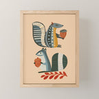 Little Forest Friends Mini Art Print Gallery Image 1