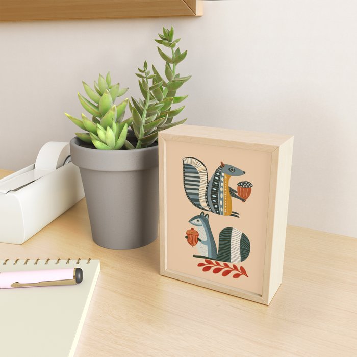 Little Forest Friends Mini Art Print Gallery Image 2