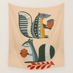 Little Forest Friends Wall Tapestry Gallery Image 4
