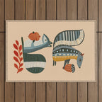 Little Forest Friends Outdoor Rug Gallery Image 1