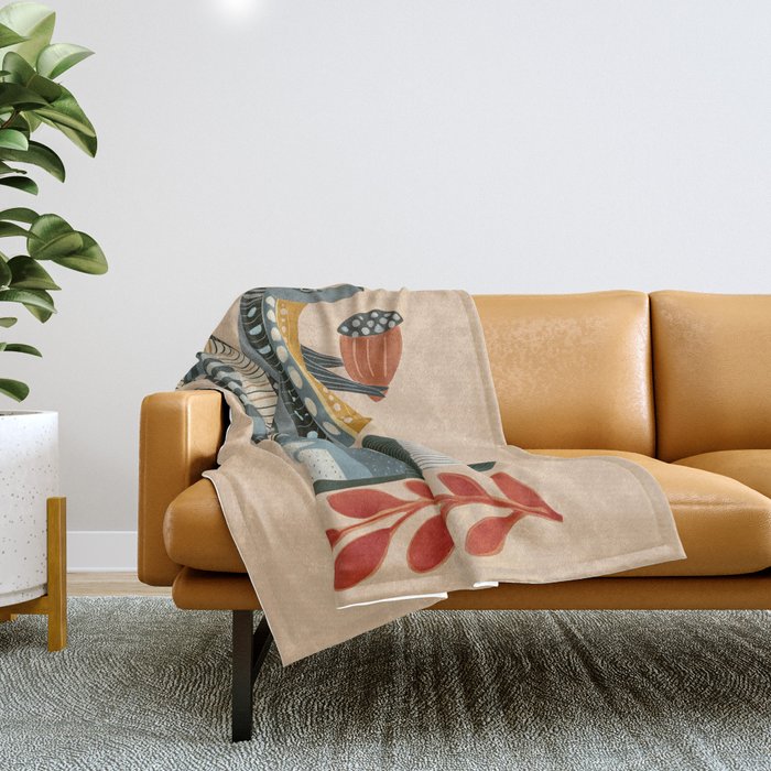 Little Forest Friends Throw Blanket Gallery Image 1