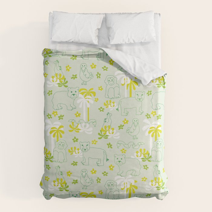 Green safari Duvet Cover Gallery Image 6