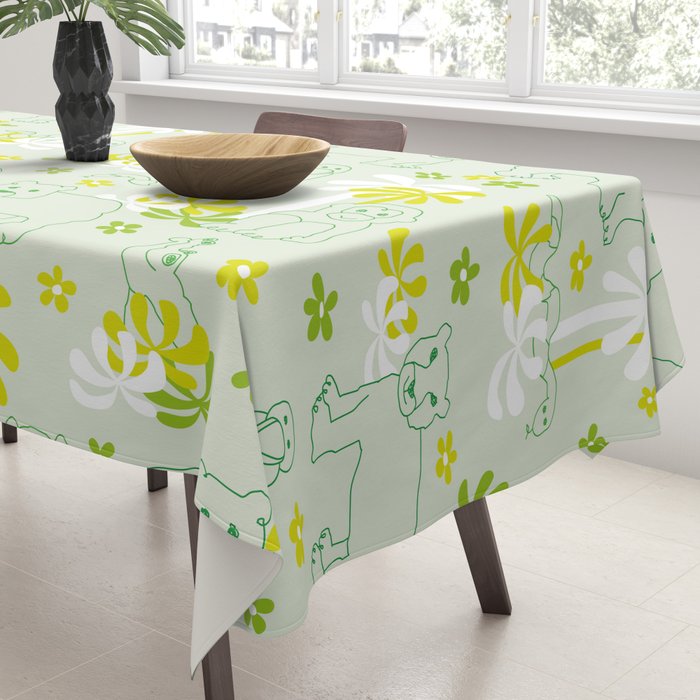 Green safari Tablecloth Gallery Image 3