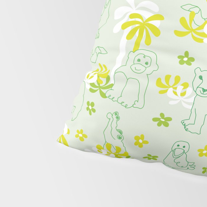 Green safari Pillow Sham Gallery Image 4