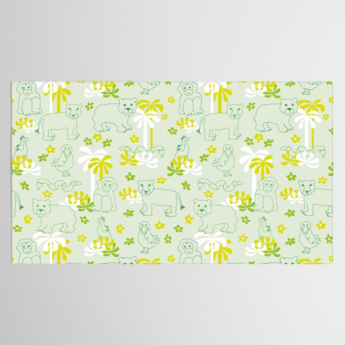 Green safari Tablecloth Gallery Image 2