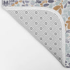 Artistic Floral Motif Medley Bath Mat Gallery Image 2