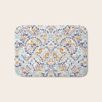 Artistic Floral Motif Medley Bath Mat Gallery Image 1