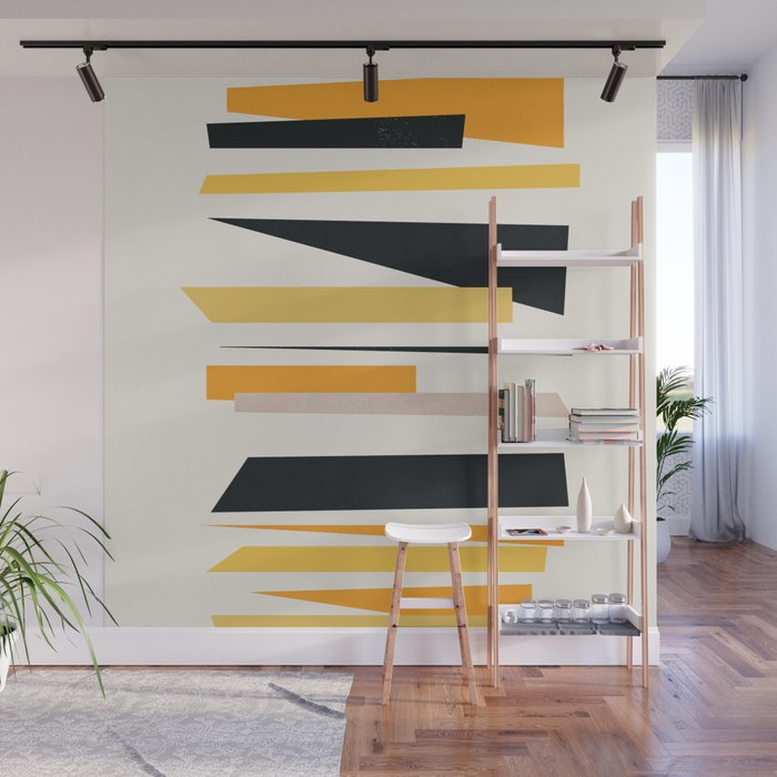 Abstract Minimal Shapes 97 Wall Mural Gallery Image 1