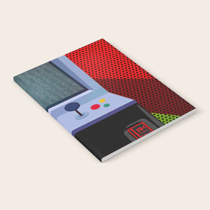 Retro Arcade Joystick Video Game Notebook Gallery Image 2