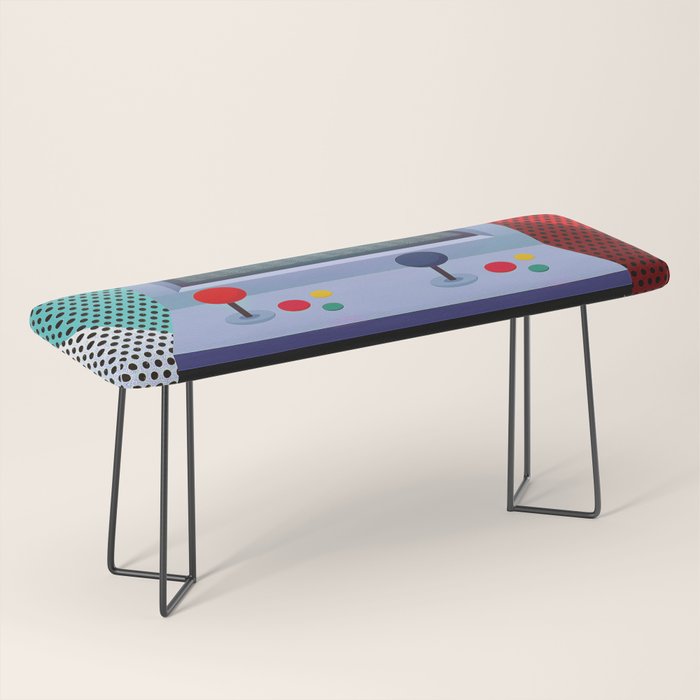 Retro Arcade Joystick Video Game Bench Gallery Image 1
