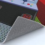 Retro Arcade Joystick Video Game Rug Gallery Image 4