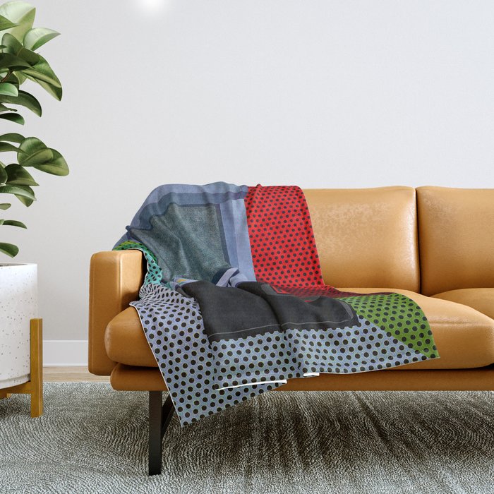 Retro Arcade Joystick Video Game Throw Blanket Gallery Image 1