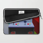 Retro Arcade Joystick Video Game Laptop Sleeve Gallery Image 2