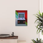 Retro Arcade Joystick Video Game Poster Gallery Image 2