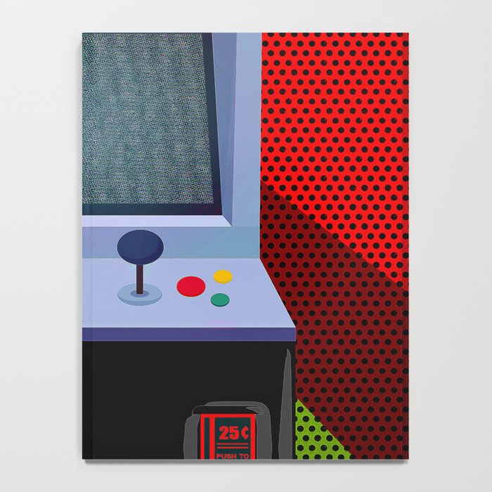 Retro Arcade Joystick Video Game Notebook Gallery Image 4