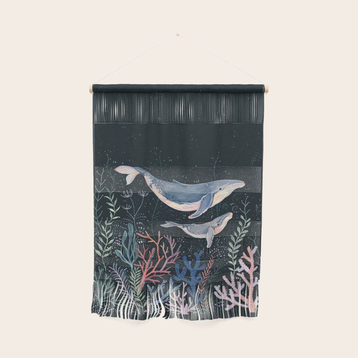 Whales and Coral Wall Hanging Gallery Image 1
