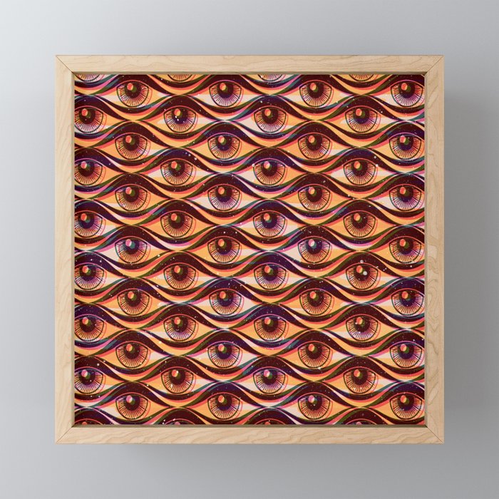 Hypnotized - vintage gold Mini Art Print Gallery Image 1