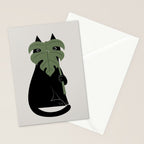 Cat and Plant 14: Monster-a Stationery Card Gallery Image 2