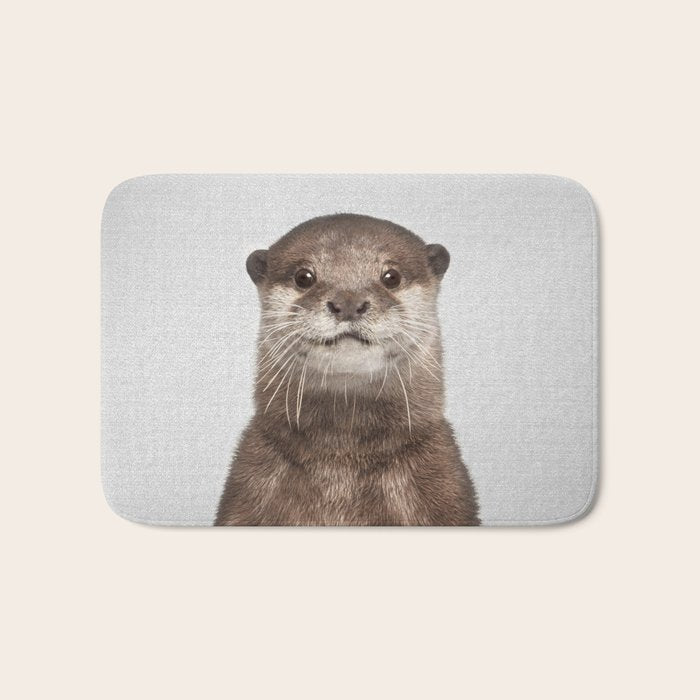 Otter - Colorful Bath Mat Gallery Image 1