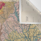 Vintage Geological Map of South Carolina (1883) Wall Tapestry Gallery Image 3