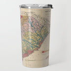 Vintage Geological Map of South Carolina (1883) Travel Mug Gallery Image 2