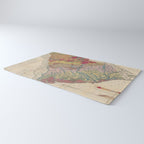 Vintage Geological Map of South Carolina (1883) Rug Gallery Image 3