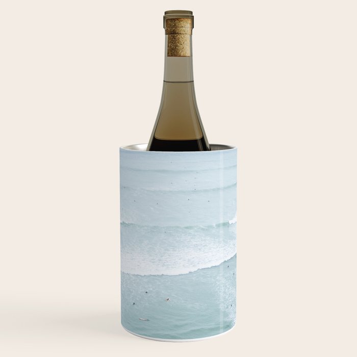 Tiny Surfers from the Sky, Lima, Peru Wine Chiller Gallery Image 2