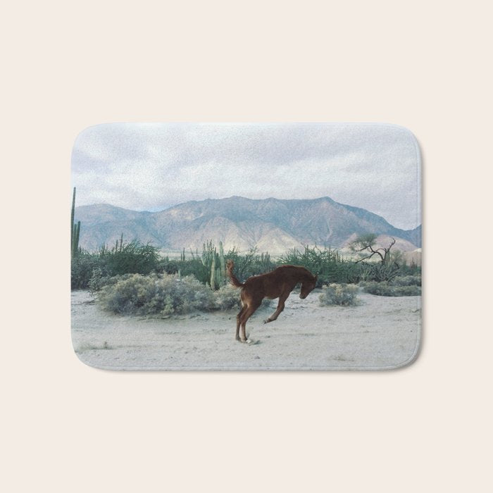 Bucking in Baja Bath Mat Gallery Image 1