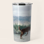 Bucking in Baja Travel Mug Gallery Image 1