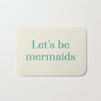 Let's Be Mermaids Bath Mat Gallery Image 1